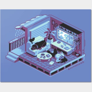 isometric room I Posters and Art